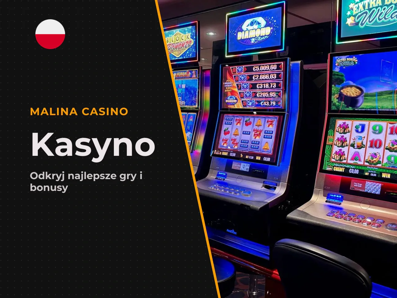 Malina Casino PL gry, bonusy i