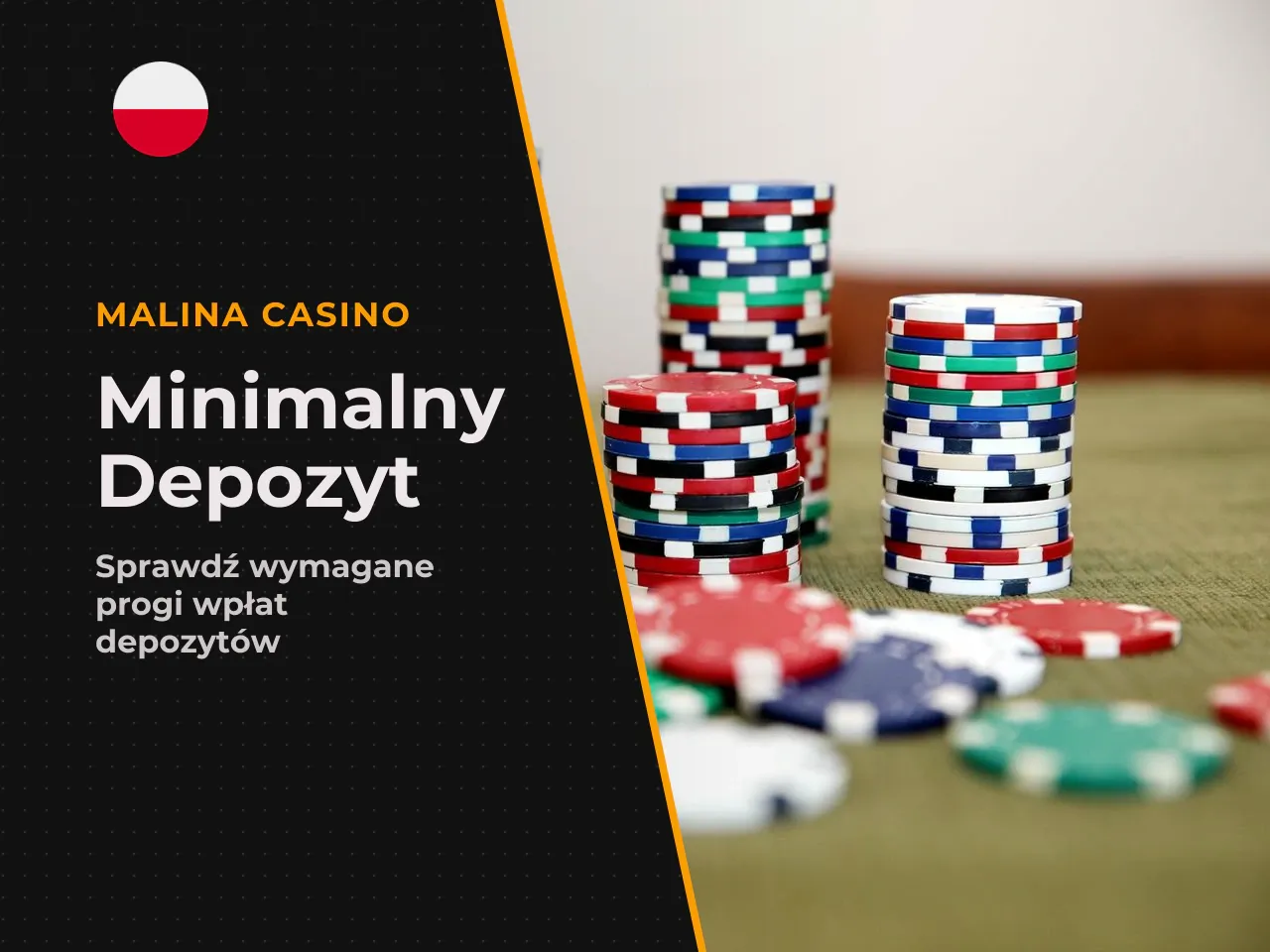 Jaki jest Malina Casino minimalny depozyt