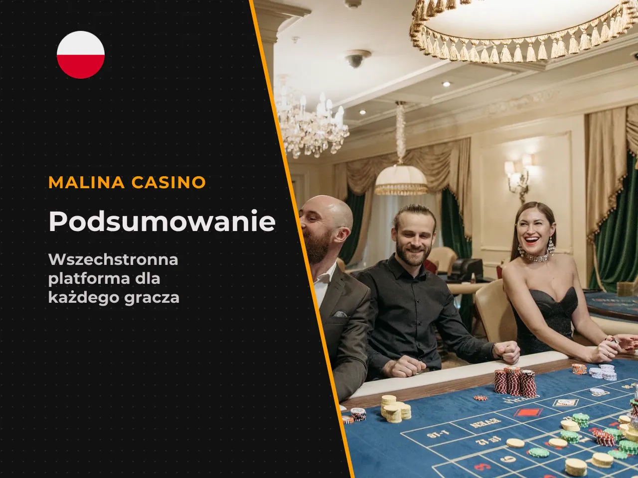 Podsumowanie dla kogo Malina Casino PL